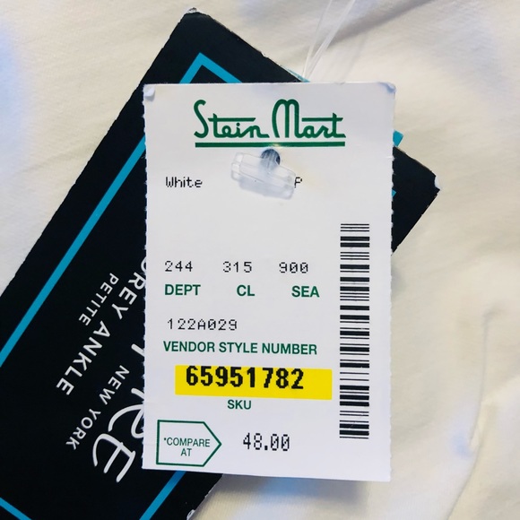 SALE!  $40  Attyre New York Audrey Ankle Slim Leg Petite Pants - Picture 14 of 16